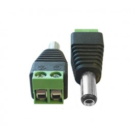 DC Terminal to 2.1mm Jack Adapter (Male)